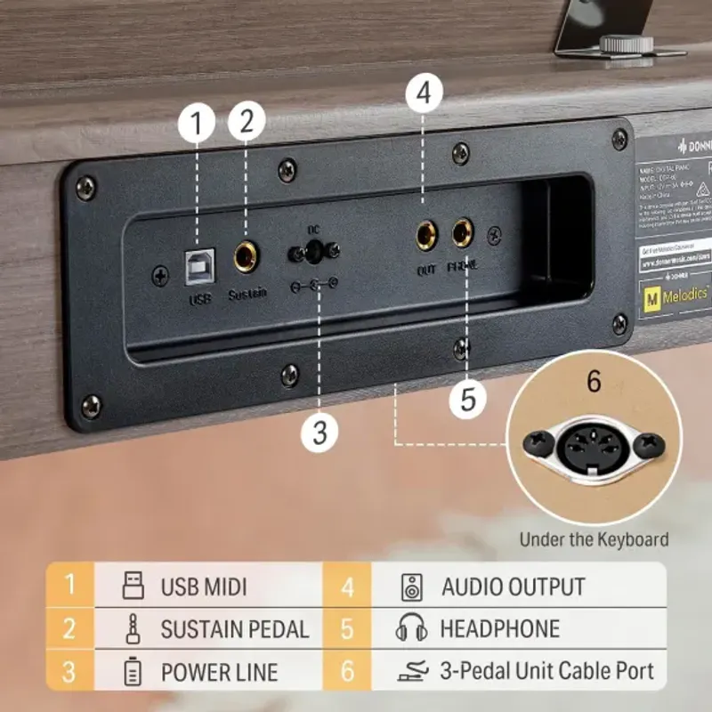 Donner DDP-60 el-piano grey 