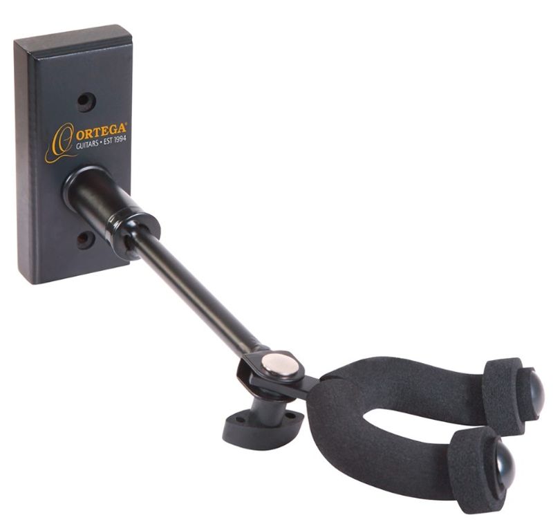 Ortega OGHAD-1 Adjustable Guitar Wall Hanger Black