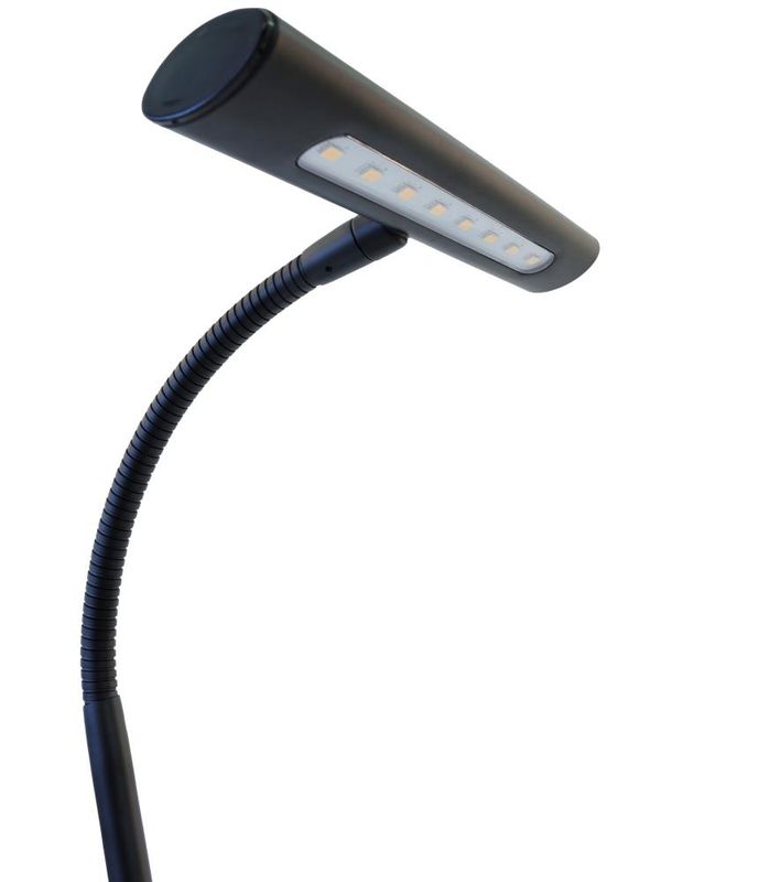 HED L4444 Pianolampe Svart Matt LED