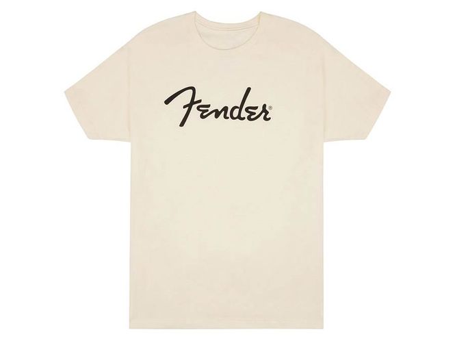 Hovedbilde Fender  T-Shirts spaghetti logo, olympic white, ...