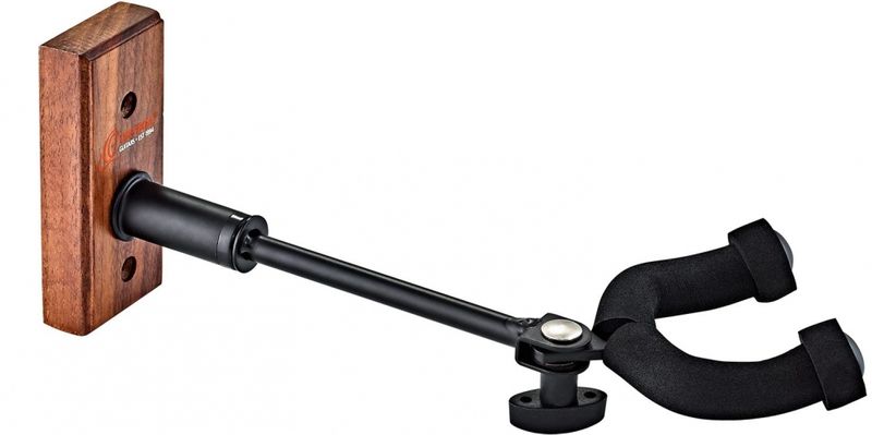 Ortega OGHAD-1WN Adjustable Guitar Wall Hanger Walnut