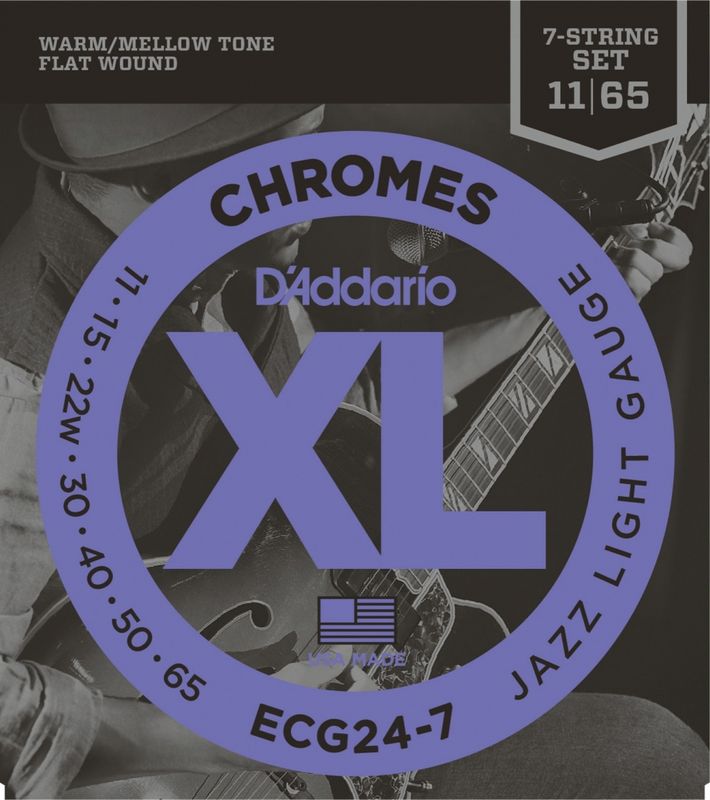 Daddario ECG24-7 11-65 7 Strenger Sett