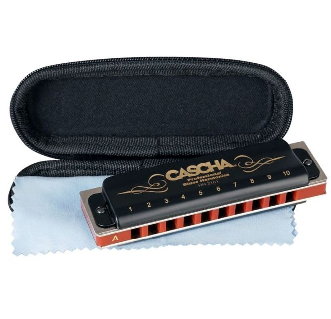 Hovedbilde Cascha Professional Blues Series Harmonica - HH 2161 A-dur.