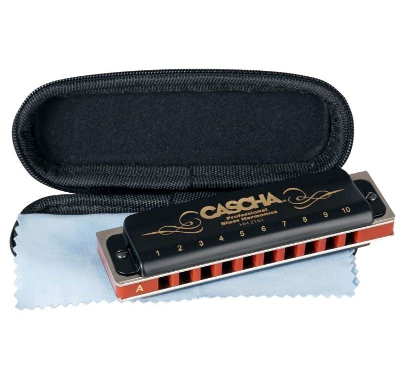 Cascha Professional Blues Series Harmonica - HH 2161 A-dur.