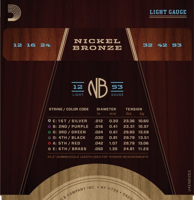 Daddario NB1253 Light 012-053