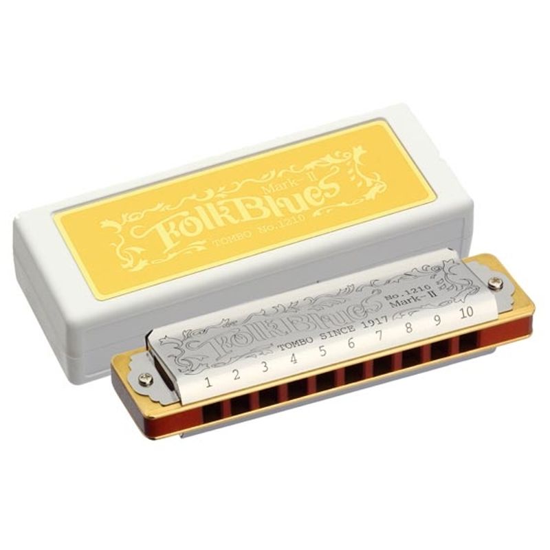 Tombo FolkBlues Mark II Diatonic Munnspill - 1210-D