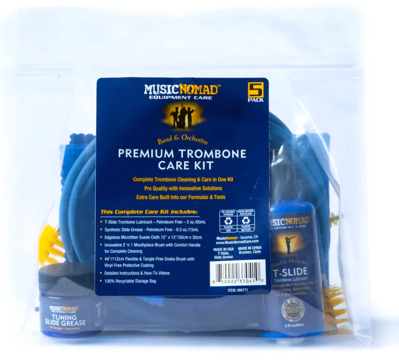 MusicNomad MN771 Premium Trombone Care Kit