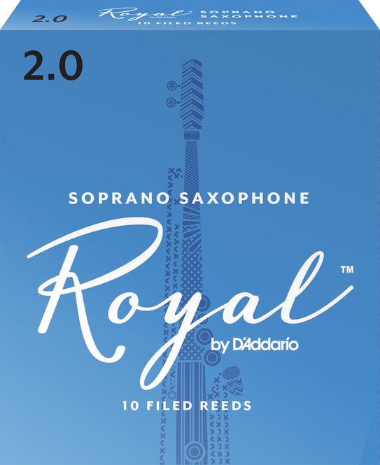 Hovedbilde Daddario Royal RIB1020 Sopran Sax 2.0 10-p Fliser
