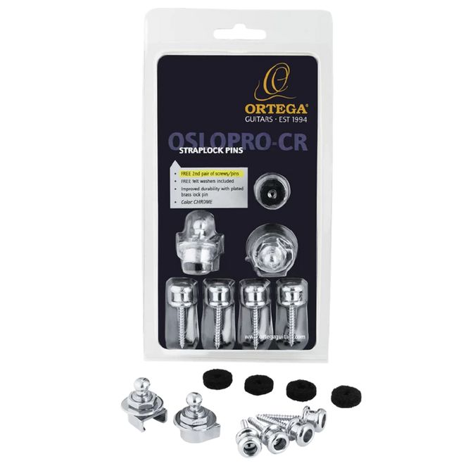 Hovedbilde Ortega OSLOPRO-CR Straplock Pin Set, (2) Chrome