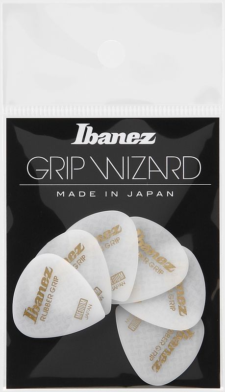 Ibanez PPA16MRG-WH Rubber Grip Medium White 6stk