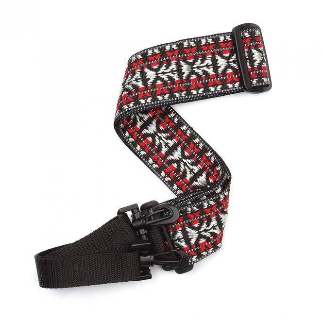 Hovedbilde D'Addario 20N00BJ 50mm Woven-Banjo Hootenanny Red ...