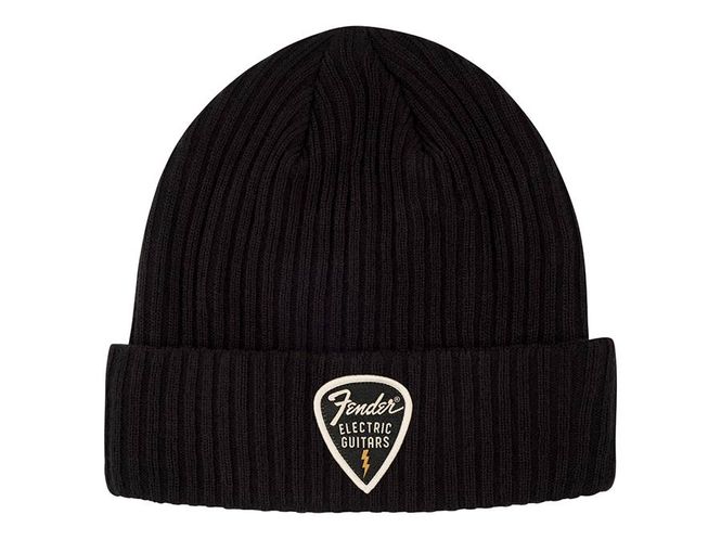 Hovedbilde Fender Beanie pick patch ribbed svart