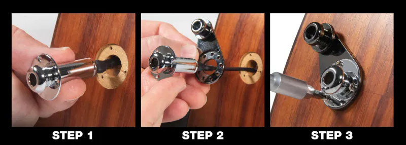 MusicNomad MN273 Acoustilok 3-Screw Jack