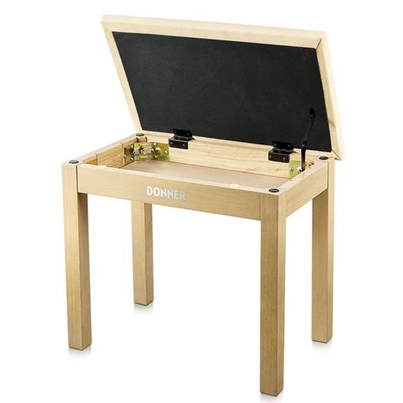 Donner Bench pianokrakk beige 