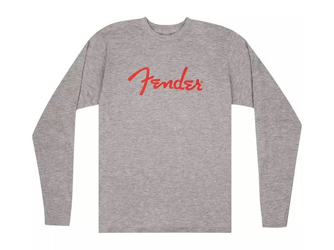 Hovedbilde Fender  T-Shirts spaghetti logo l/s, heather ...