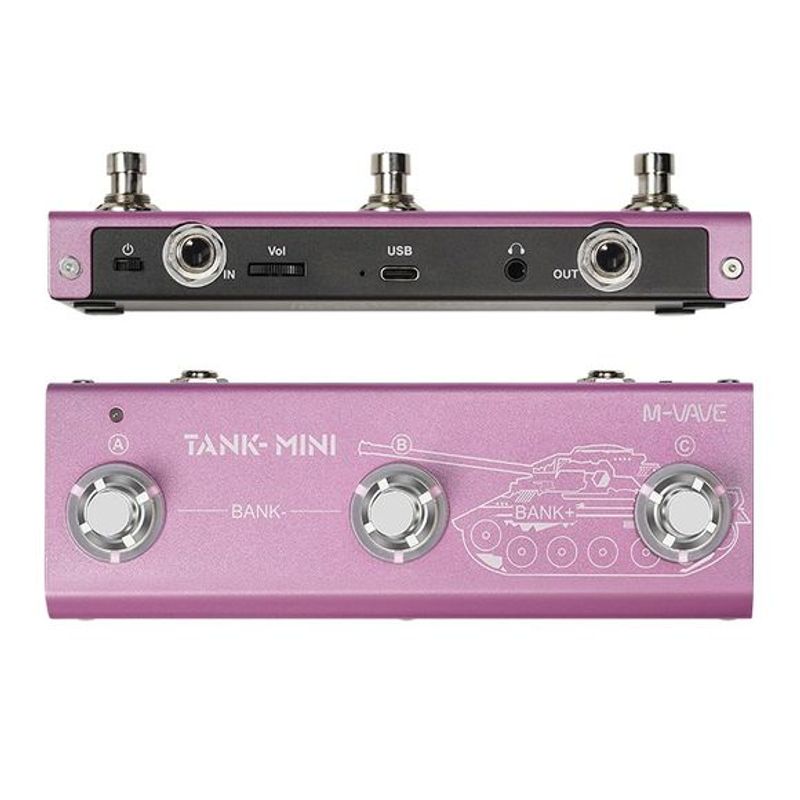 M-vave Tank Mini gitar-effekt-pedal