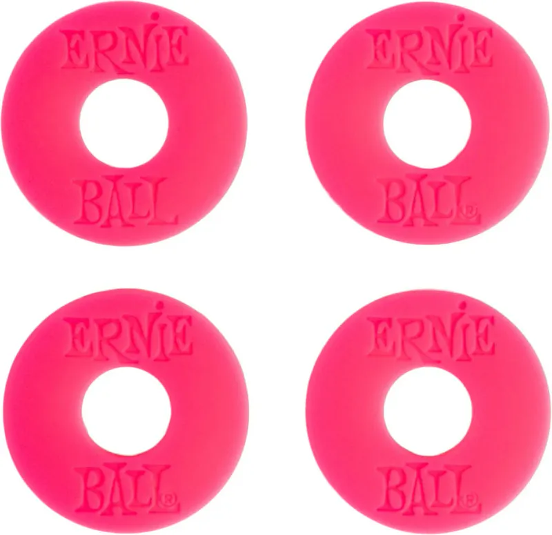 Ernie Ball 5623 Strap Blocks, Pink, 4 pc